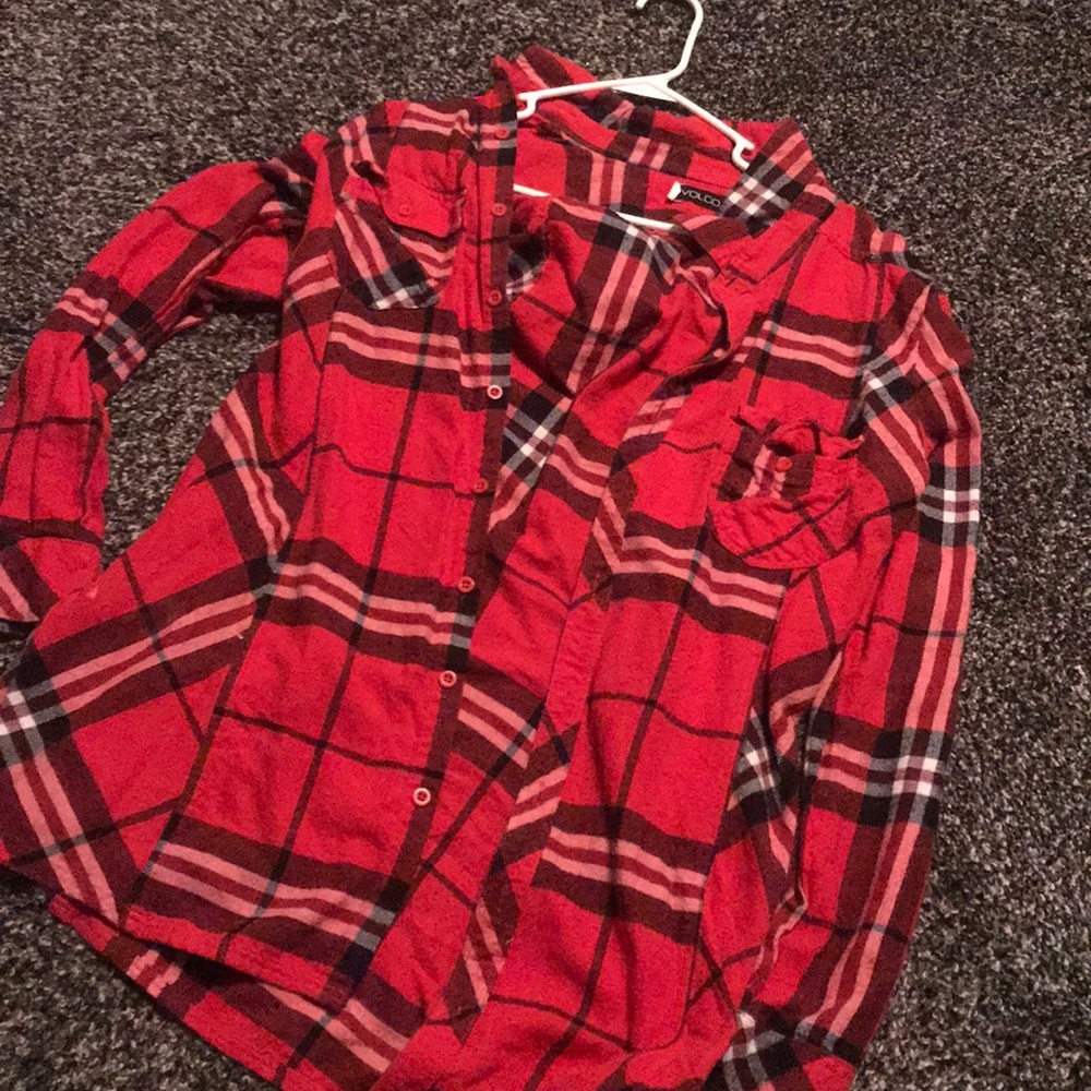 Long flannel / cardigan